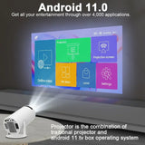 Projetor multifuncional portátil CUBE Android (Cinema em Casa) - iBuy™