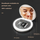Smart Mirror espelho-câmera UV LED portátil (teste de proteção solar) - iBuy™