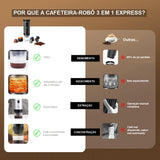 Cafeteira de Mão 3 em 1 Express - iBuy™