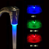 Rainbow encaixe de torneira LED com controle de temperatura - iBuy™