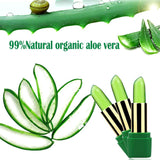 Bálsamo labial vegano com cor termoativada 99% Aloe Vera - iBuy™